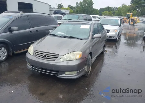 2003 Toyota Corolla S from USA, damaged, VIN 2T1BR32E03C102059